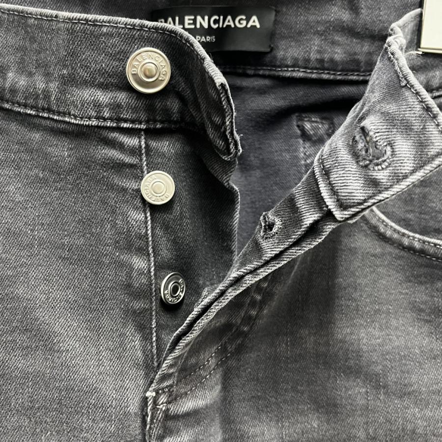 BALENCIAGA（バレンシアガ） スキニーデニムパンツ 486119 グレー