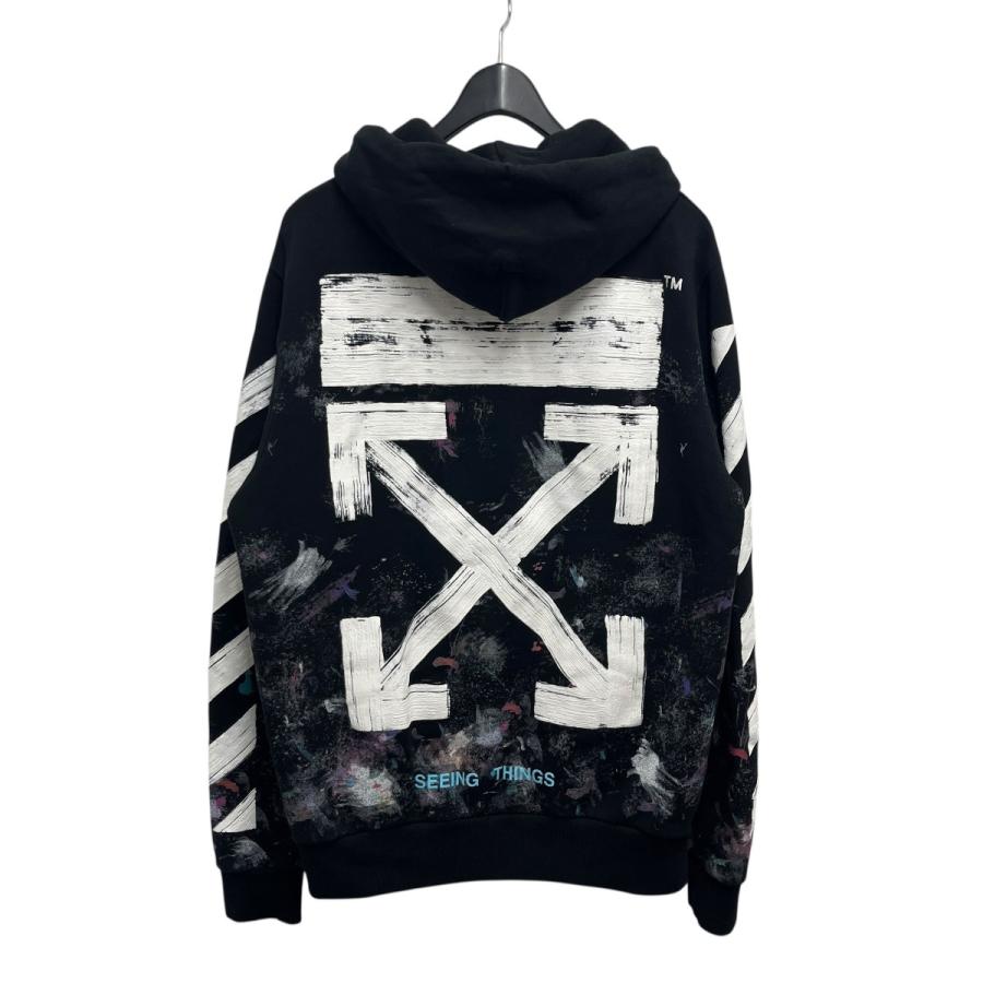 off white（オフホワイト） OFFWHITE Diag Galaxy Brushed Zip Hoodie