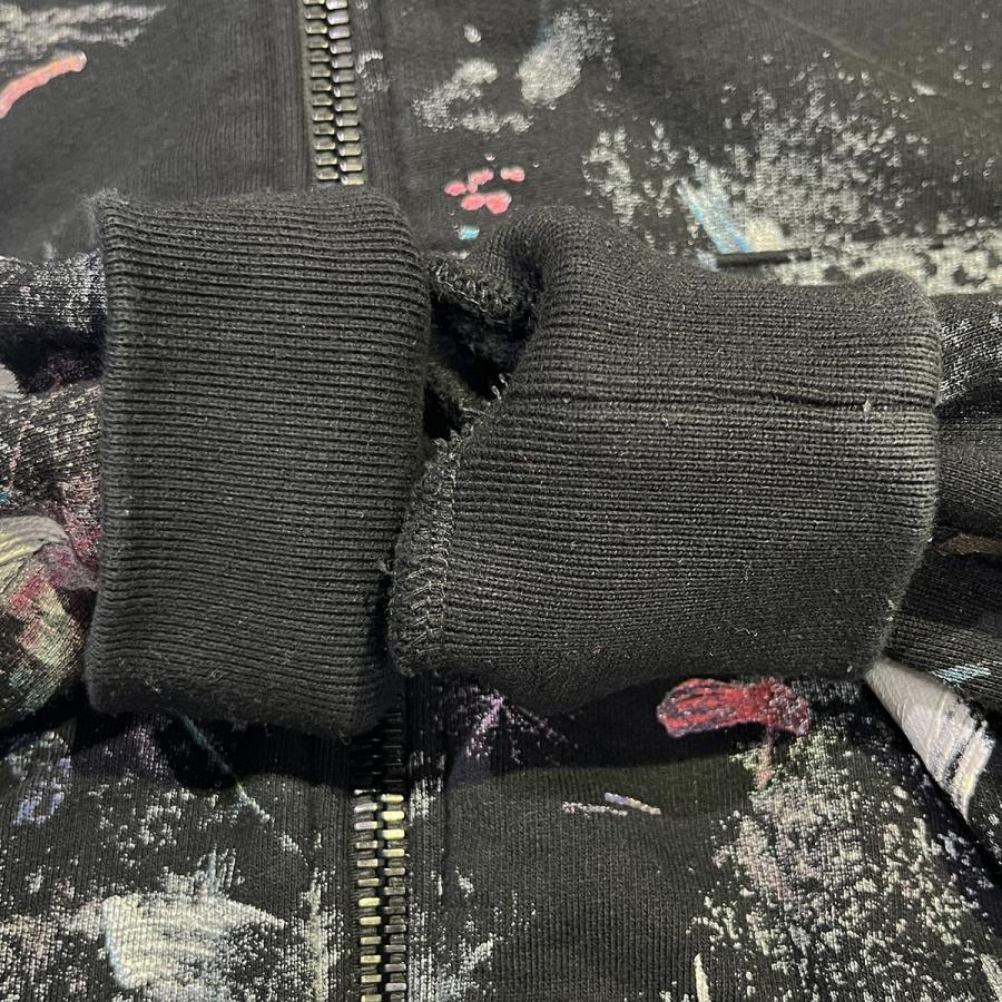 off white（オフホワイト） OFFWHITE Diag Galaxy Brushed Zip Hoodie