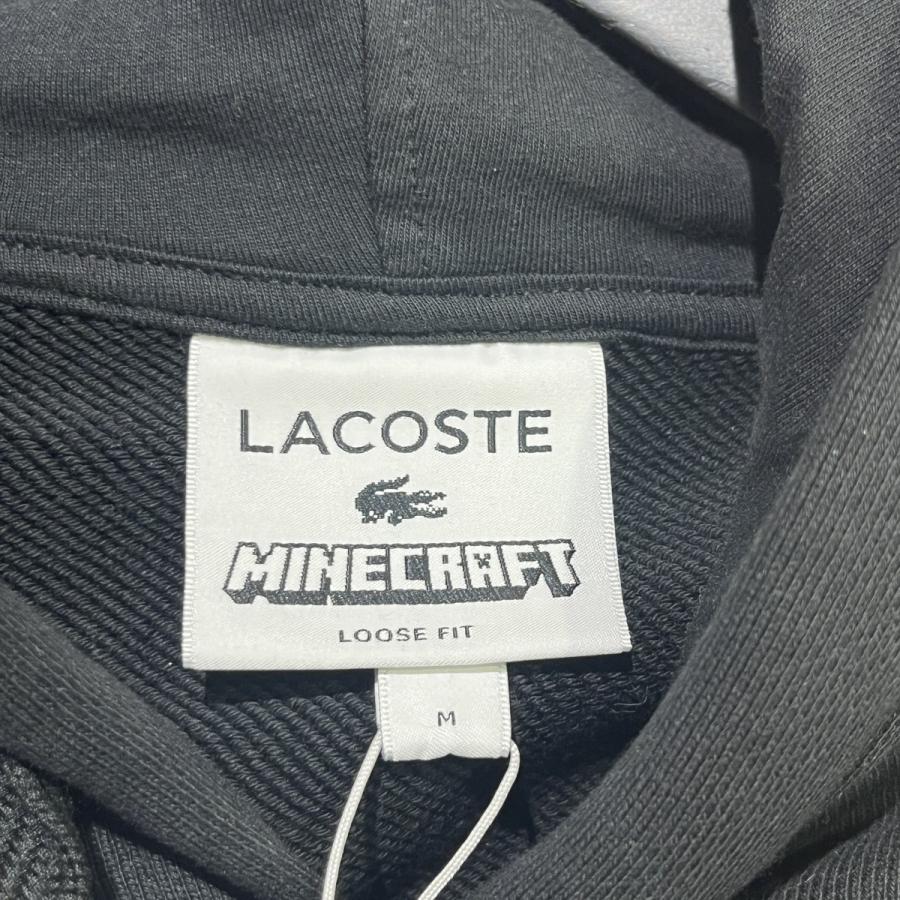 【完売品】ラコステ × Minecraft コラボパーカー 黒 激レア LACOSTE（ラコステ） ラコステ×マインクラフト LACOSTE×MINECRAFT