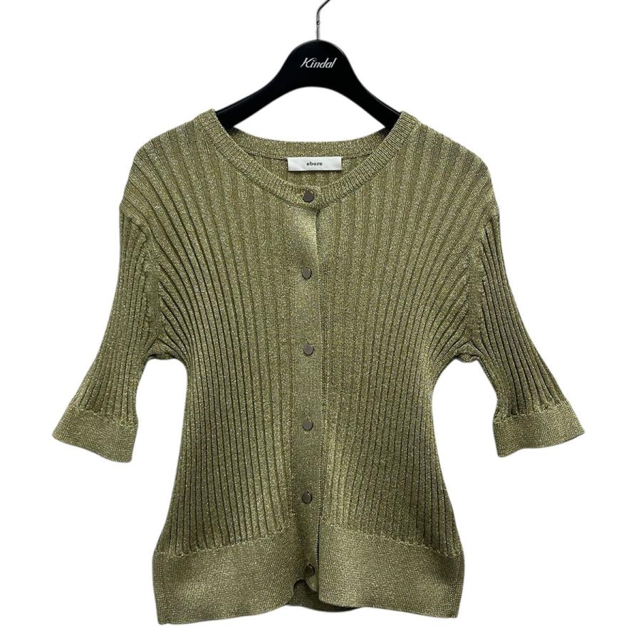 エブール ebure カーディガン ebure(エブール)｜シアーコットンアセテート Vネックニット