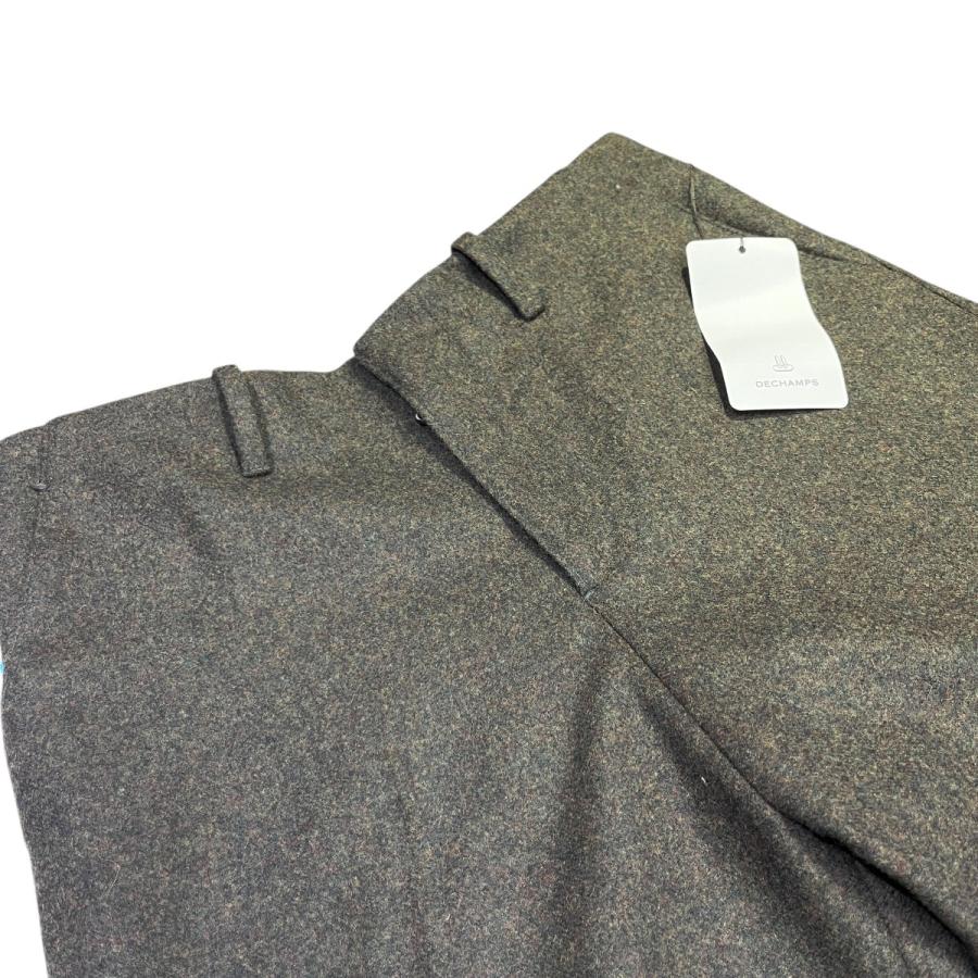 デシャン DECHAMPS 25AW LORO PANTS ストレートパンツ ダークグリーン 