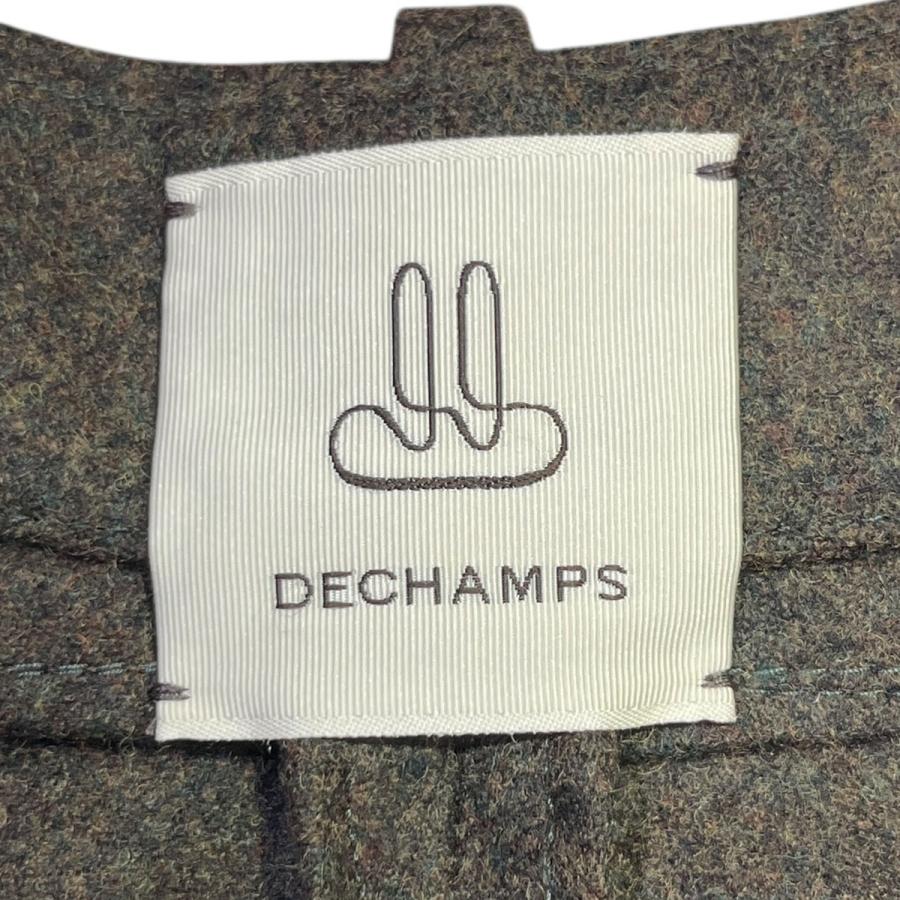 デシャン DECHAMPS 25AW LORO PANTS ストレートパンツ ダークグリーン 