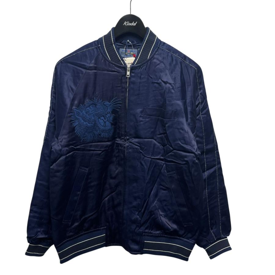 ブルーブルー BLUE BLUE × OKURA 藍染 スカジャン BLUE BLUE（ブルーブルー） 藍染Sakura Souvenir Jacket 700059-560
