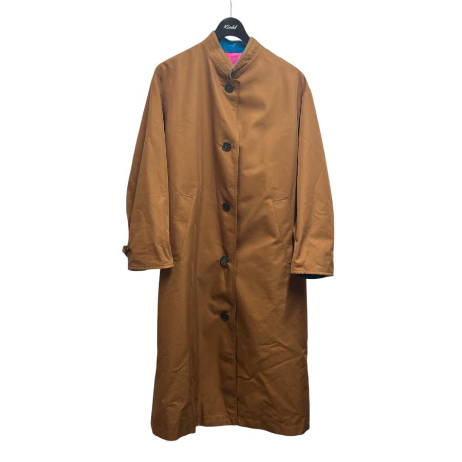 トーマスマグパイ THOMAS MAGPIE back line coat BROWN×TURQUOISE