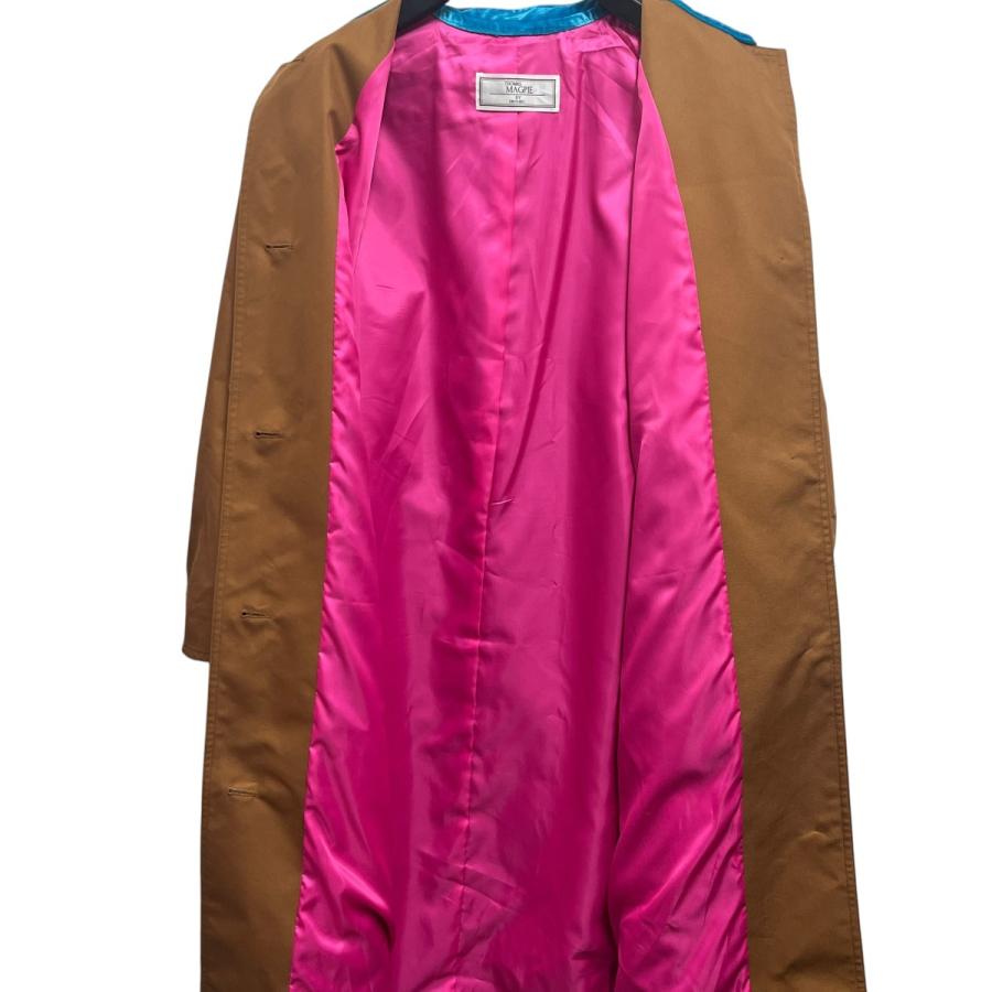 トーマスマグパイ THOMAS MAGPIE back line coat BROWN×TURQUOISE
