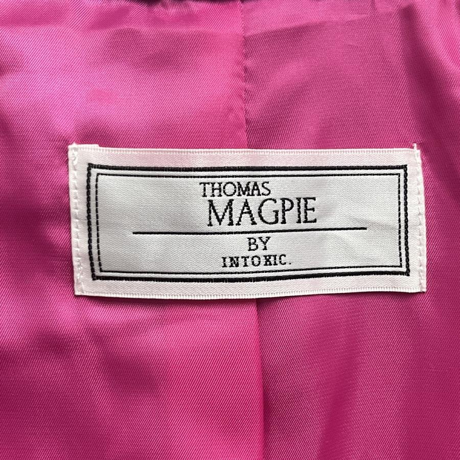 トーマスマグパイ THOMAS MAGPIE back line coat BROWN×TURQUOISE