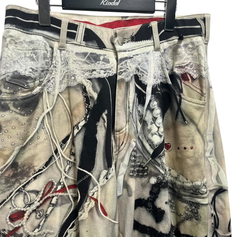 サレッドスレッド THEREDTHREAD print sweat 3 toys パンツ TR34703