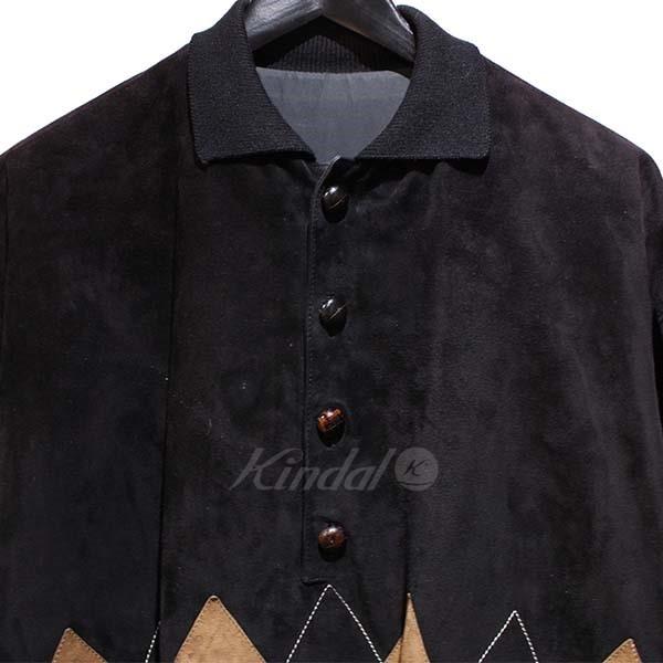 ロエベ LOEWE ヴィンテージ コート スウェード アーガイル ロエベ LOEWE ヴィンテージ コート スウェード アーガイル