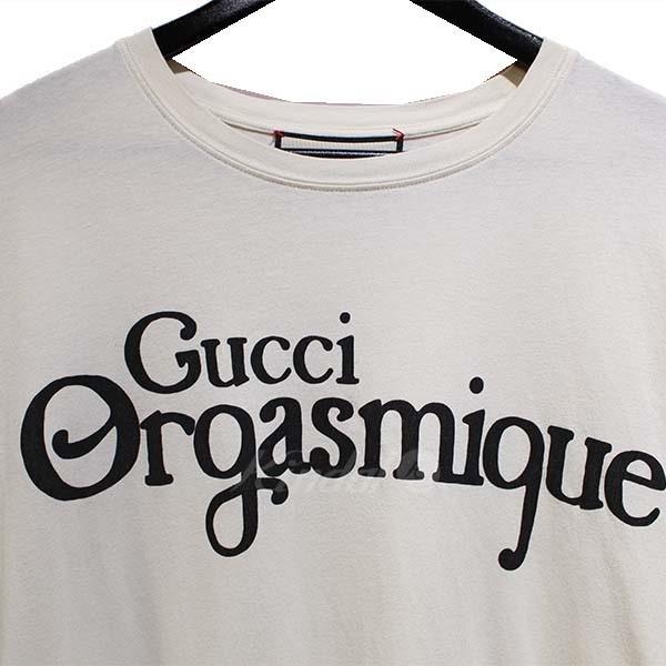 GUCCI 20SS ORGASMIQUE T-SHIRT オルガスミック プリント Tシャツ ホワイト サイズ：S (青山店) 220626