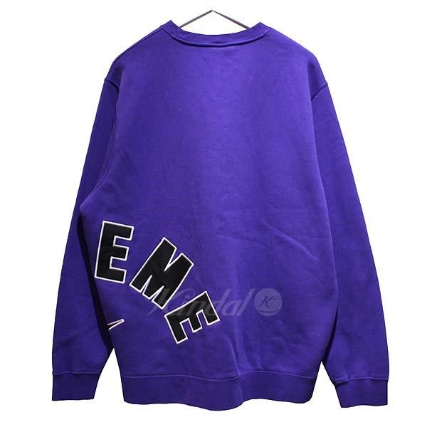 Supreme x NIKE 22SS Arc Crewneck Purple アーチロゴ クルーネック  