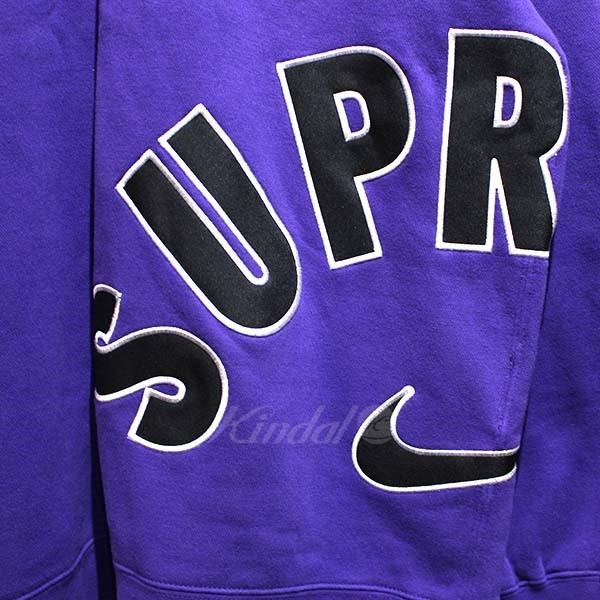 【極美品・希少】SUPREME シュプリームNIKE パープル トレーナー 希少【限定】SUPREME NIKE パープル トレーナー