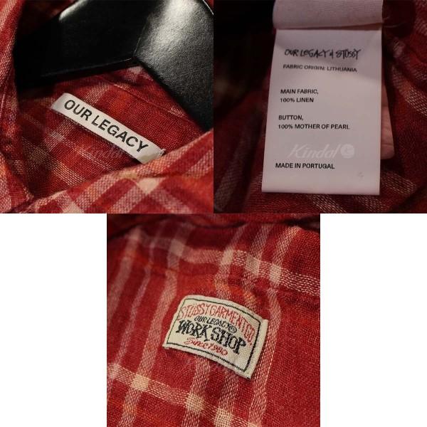Our Legacy 【値下げ】OUR LEGACY × STUSSY 22SS SHIRT リネン Our Legacy 【値下げ】OUR LEGACY × STUSSY 22SS SHIRT リネン
