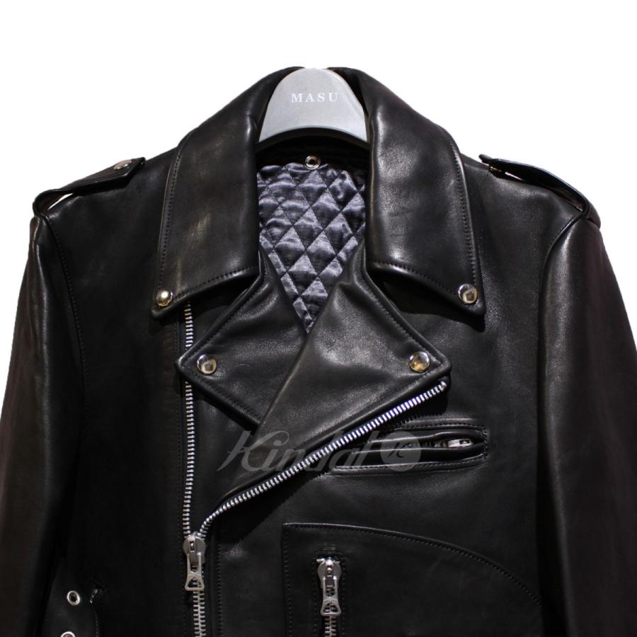 値下げ】MASU 22AW HIGH WAISTED LEATHER BIKER JACKET レザー