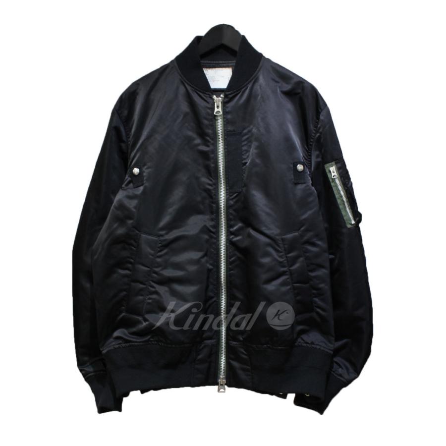 サカイ sacai 22AW MADSAKI Print Nylon Twill Blouson ロゴプリント 
