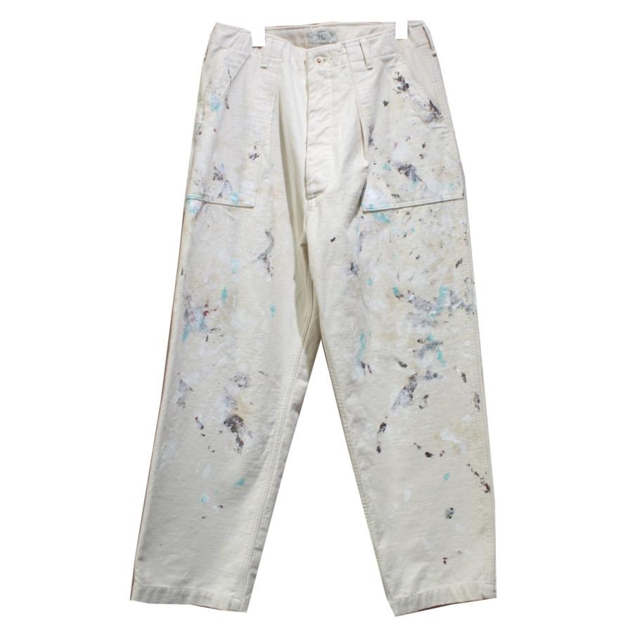 23aw HERILL スプラッシュバックサテンユーティリティパンツ