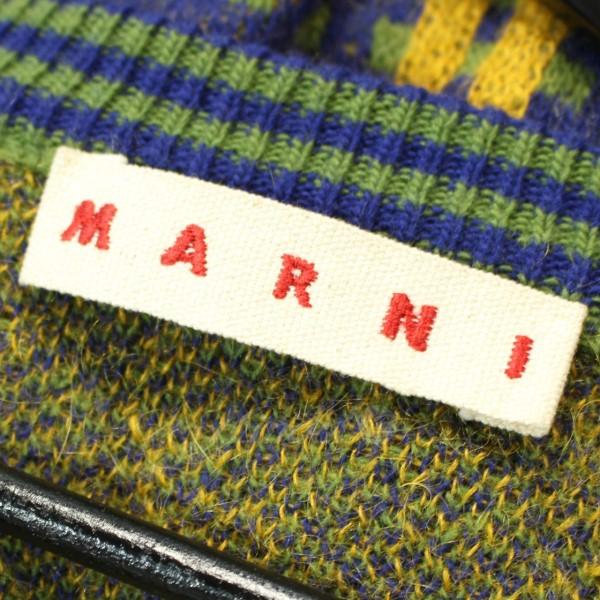 マルニ MARNI 23AW Vネック モヘアニット セーター イエロー サイズ：50｜kindal｜06