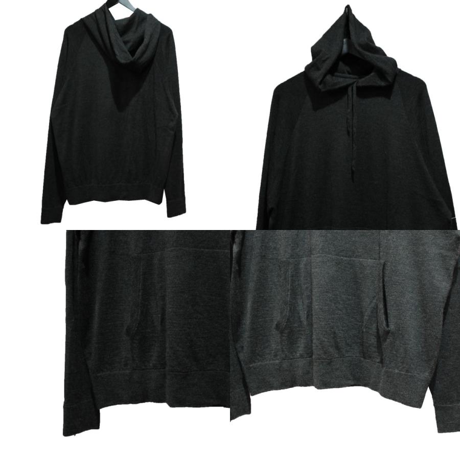COMOLI コモリ 21SS カシミヤシルクニットパーカー フーディー 