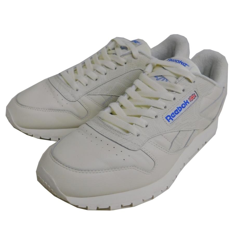 品質が完璧 Classic Reebok Ny Awake Mens Sh クラシックレザー リーボック ウェイク Leather 京都三条堀川店 サイズ 28 5ｃｍ アイボリー スニーカー 85 C Club シューズ
