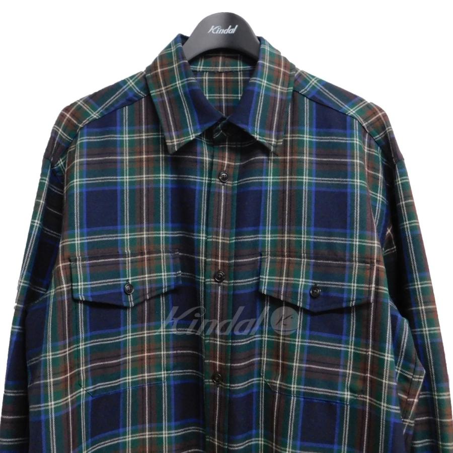 URU 【値下げ】URU FLANNEL SHIRT TYPE B フランネルシャツ マルチ 