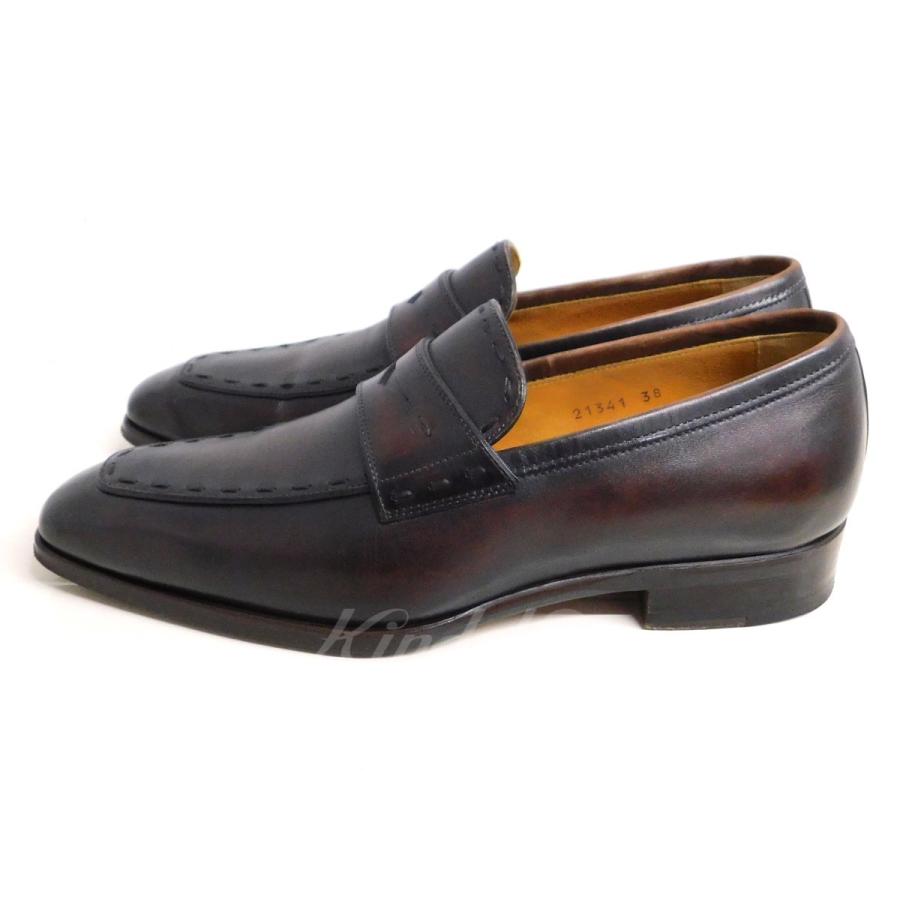 MAGNANNI MAGNANI コインローファー 21341 シューツリー付 ブラウン 
