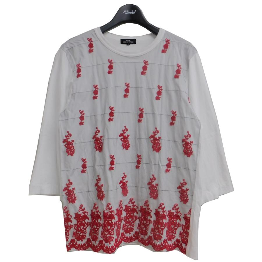 tricot COMME des GARCONS 2021AW フロントレース装飾切替カットソー  