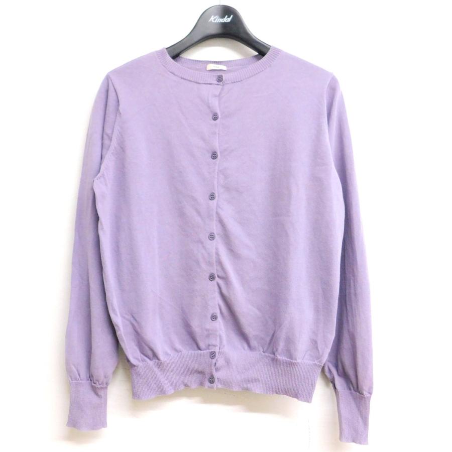 45261 里麻　レディース　カーディガン　紫色　L 45261 里麻レディースカーディガン紫色L