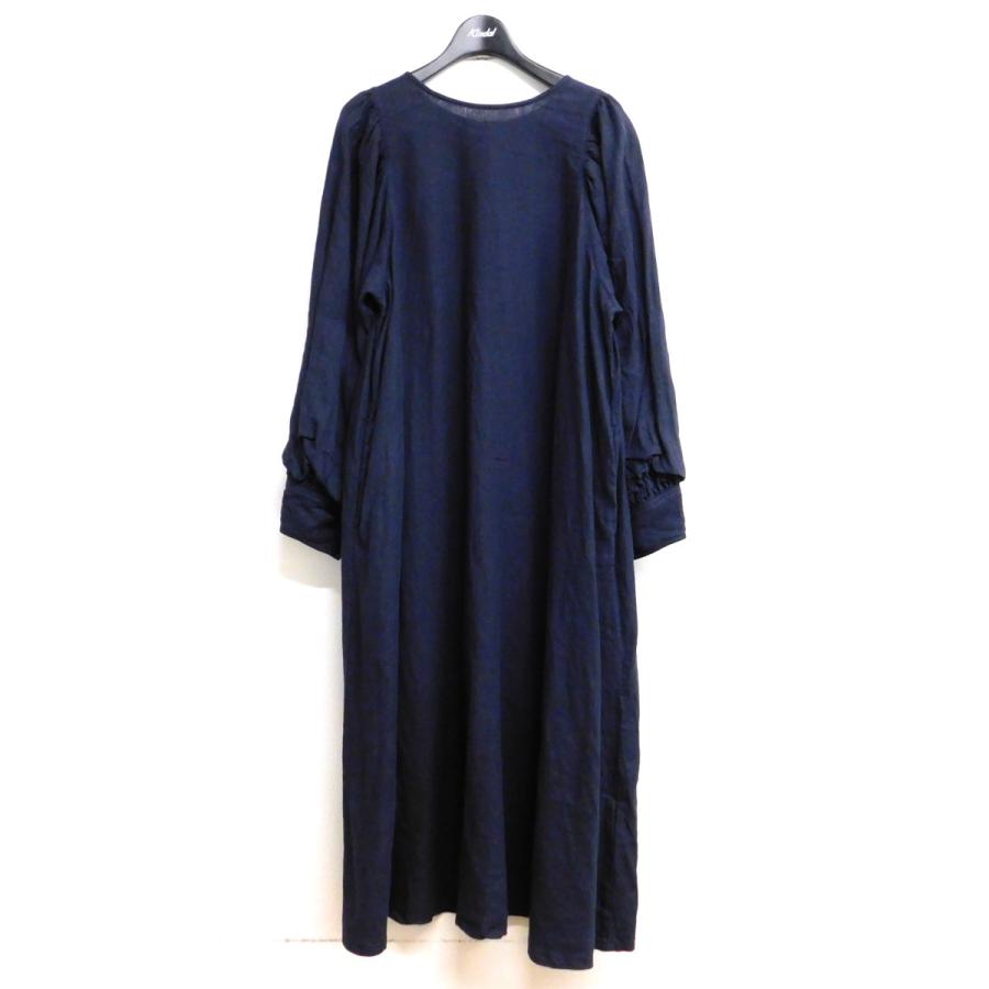 ネストローブ nest Robe 2021AW リネン 2Way パフスリーブ ワンピース  