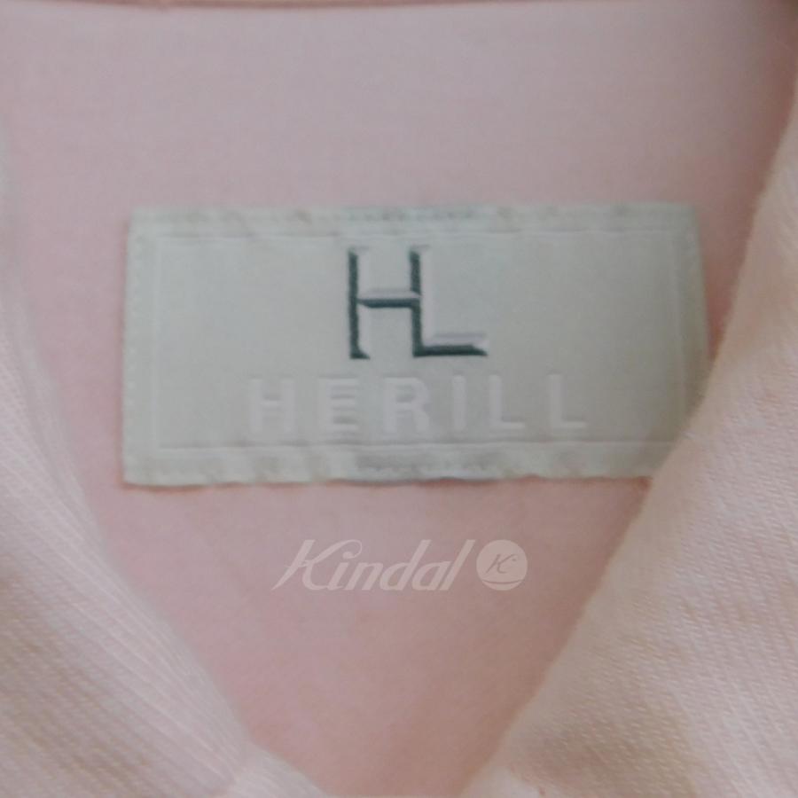 ヘリル HERILL CottonCashmere Brush Work Shirts ピンク サイズ：0 