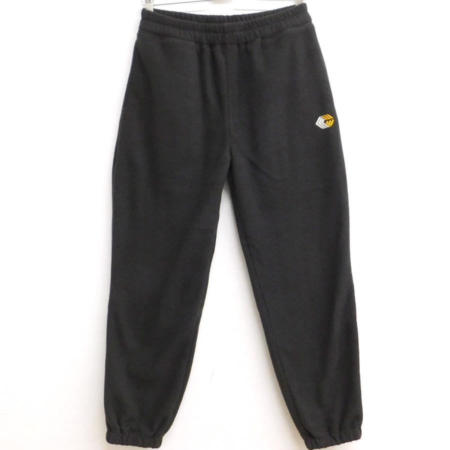 CALEE（キャリー） CALEE Fleece relax pants フリースパンツ ブラック