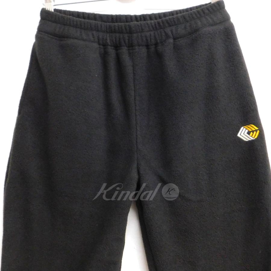 CALEE（キャリー） CALEE Fleece relax pants フリースパンツ ブラック