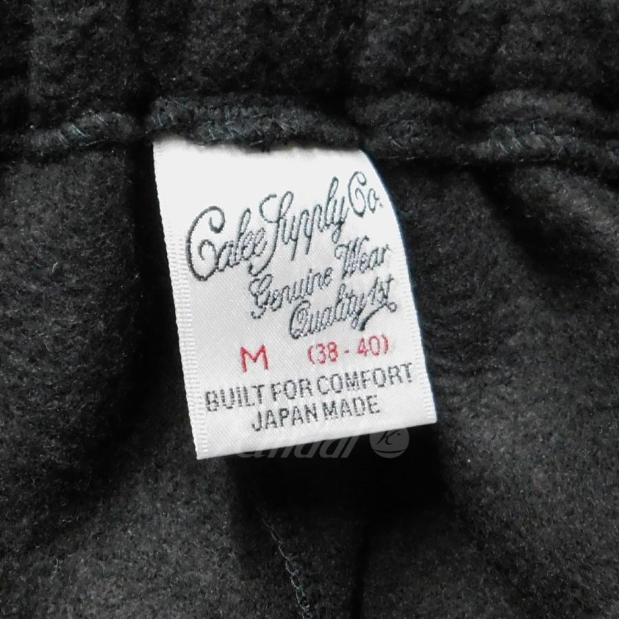 CALEE（キャリー） CALEE Fleece relax pants フリースパンツ ブラック