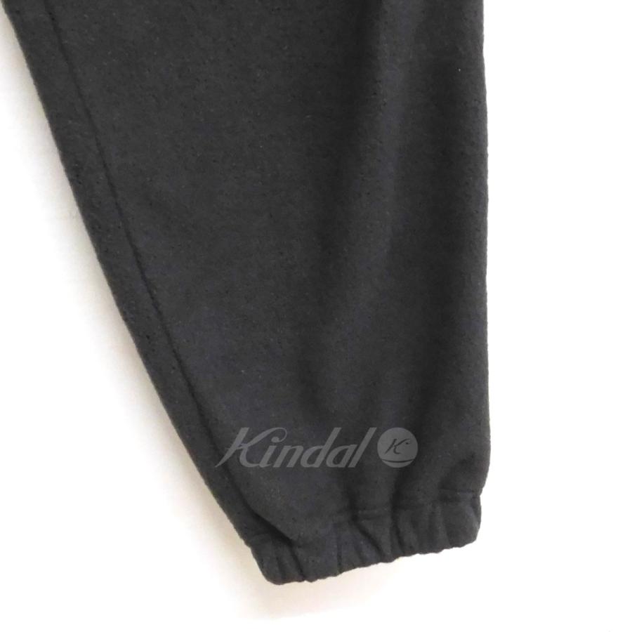 CALEE（キャリー） CALEE Fleece relax pants フリースパンツ ブラック