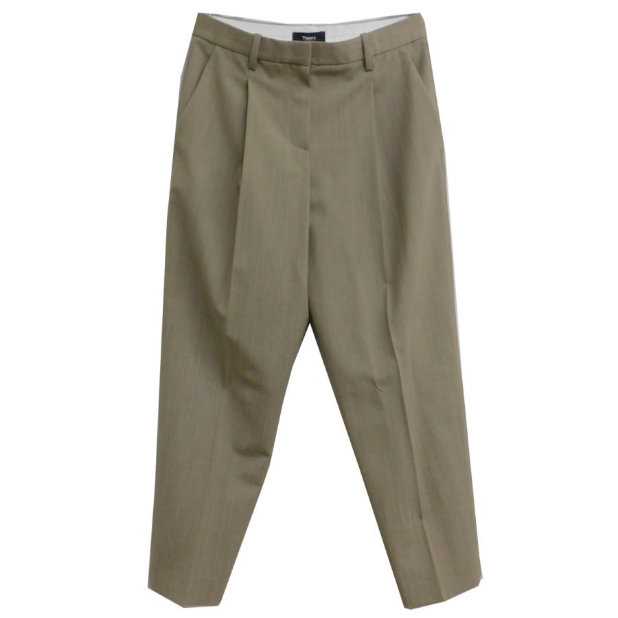 theory セオリー Theory Traceable Wool Pleat Treeca GB パンツ 