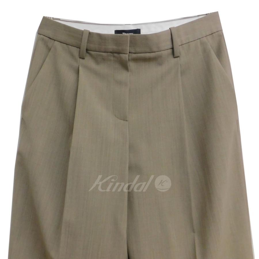 theory セオリー Theory Traceable Wool Pleat Treeca GB パンツ 
