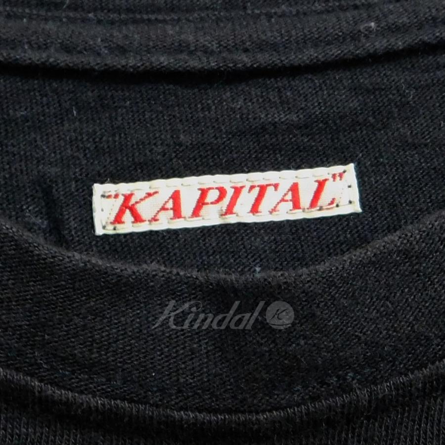 キャピタル KAPITAL INDIGENOUS プリントTシャツ ブラック サイズ：1｜kindal｜04