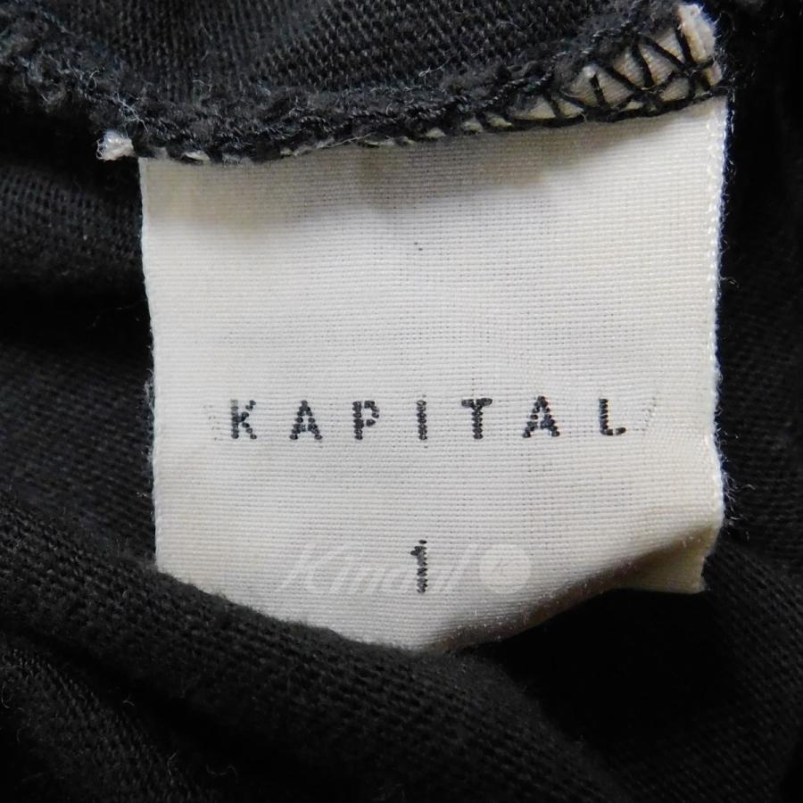 キャピタル KAPITAL INDIGENOUS プリントTシャツ ブラック サイズ：1｜kindal｜06