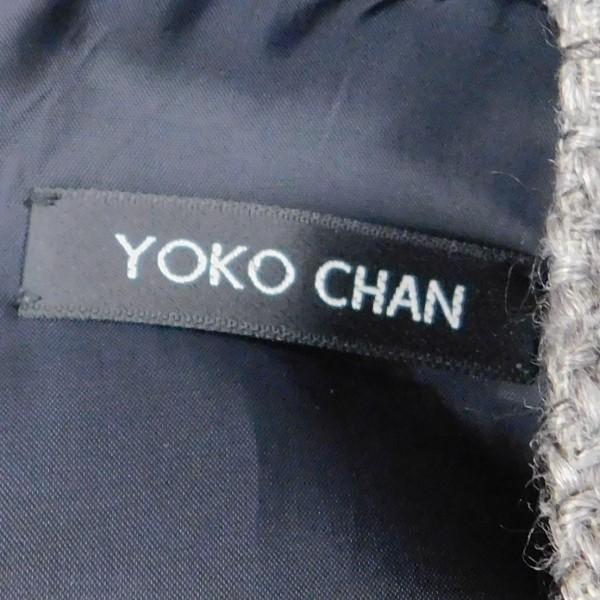 ワンピース  ヨーコチャン  40  ツイード YOKO CHAN ヨーコチャン ツイードワンピース グレー サイズ：40