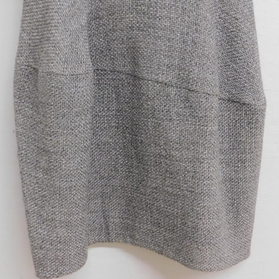 ワンピース  ヨーコチャン  40  ツイード YOKO CHAN ヨーコチャン ツイードワンピース グレー サイズ：40