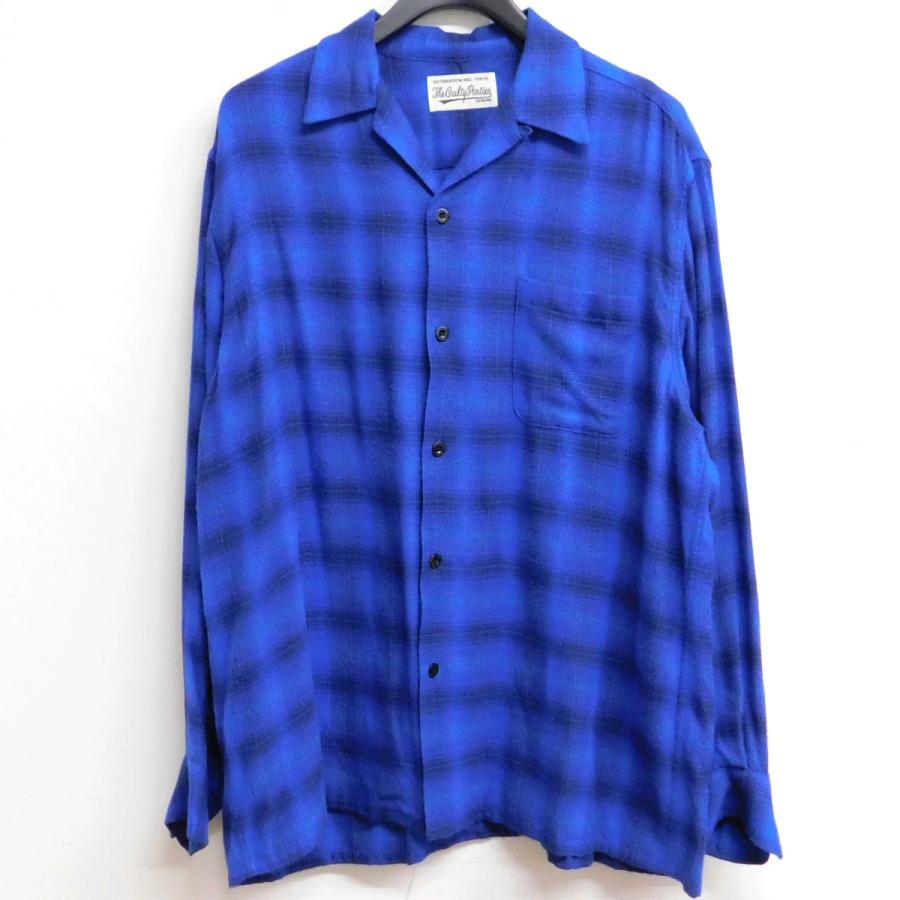 WACKO MARIA ワコマリア オンブレ長袖チェックシャツ ブルー サイズ:L : カインドオルYahoo!店 - 通販 - Yahoo!ショッピング WACKO MARIA ワコマリア オンブレ長袖チェックシャツ ブルー サイズ:L : カインドオルYahoo!店 - 通販 - Yahoo!ショッピング