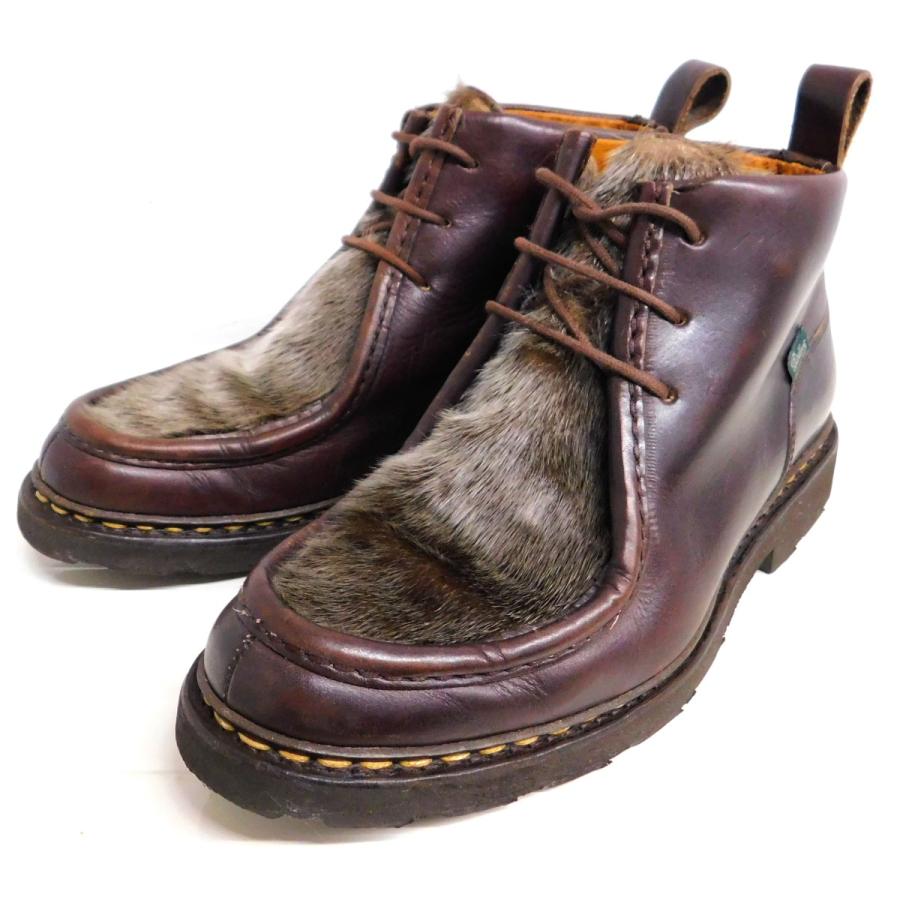 Paraboot ハイカットブーツ ブラウン