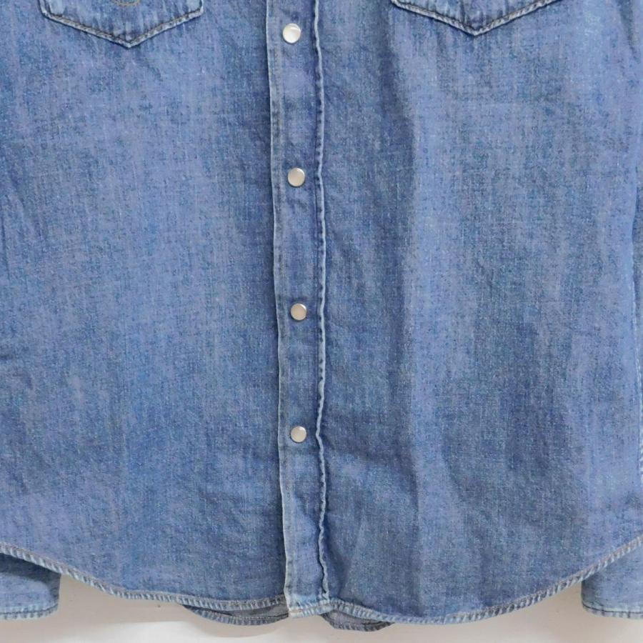 サンローランパリ Saint Laurent Paris バンダナ切替ウエスタンシャツ 