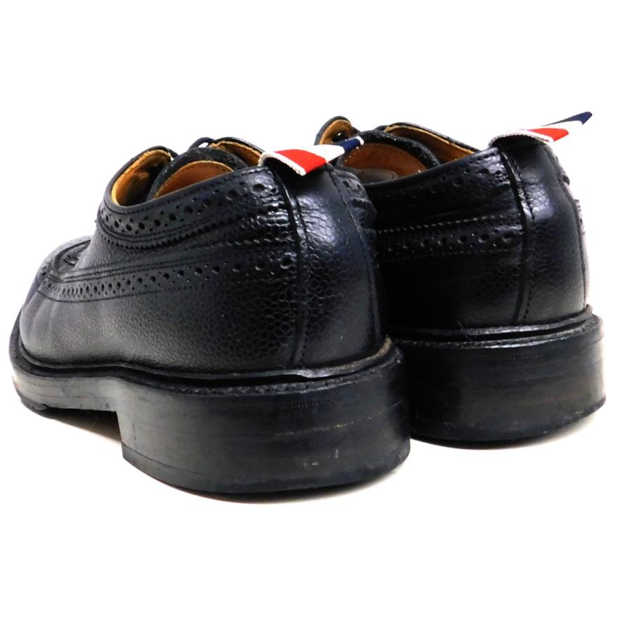 国内正規 トムブラウンTHOM BROWNE ウィングチップ レザーシューズ THOM BROWNE（トム ブラウン） ウィングチップシューズ ブラック