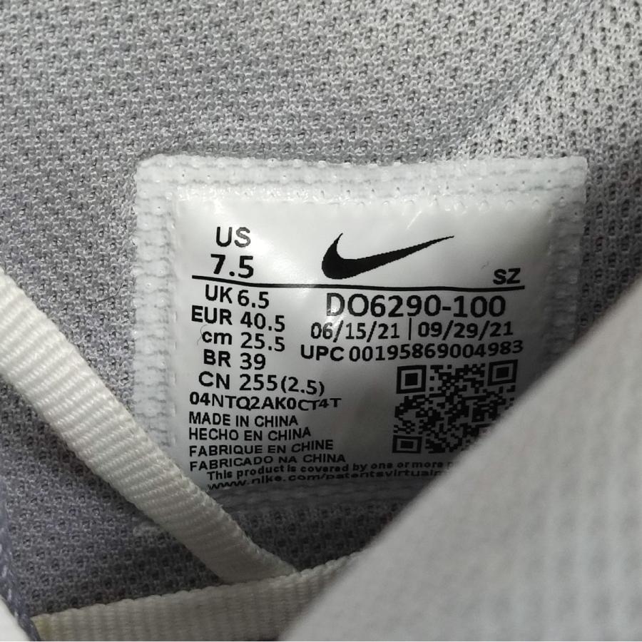 ナイキ×オフホワイト NIKE×OFFWHITE AIR FORCE 1 MID SPハイカットスニーカーDO6290 100 ホワイト サイズ：25_6