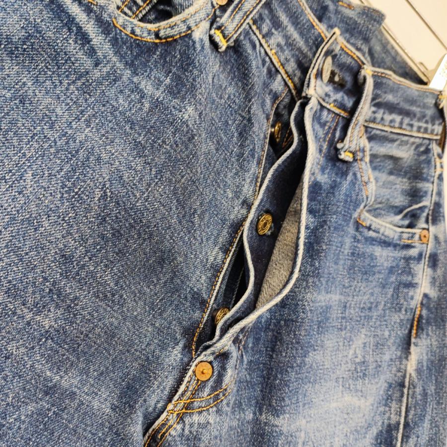 90s EVISU エビスダブルニーデニムパンツボトム初期インディゴ
