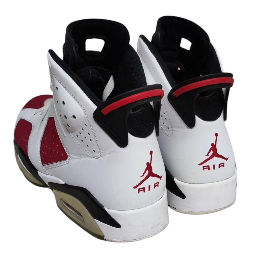 ナイキ NIKE AIR JORDAN 6 RETRO CARMINE エアジョーダン6 384664-160 ホワイト サイズ：27.5cm_2