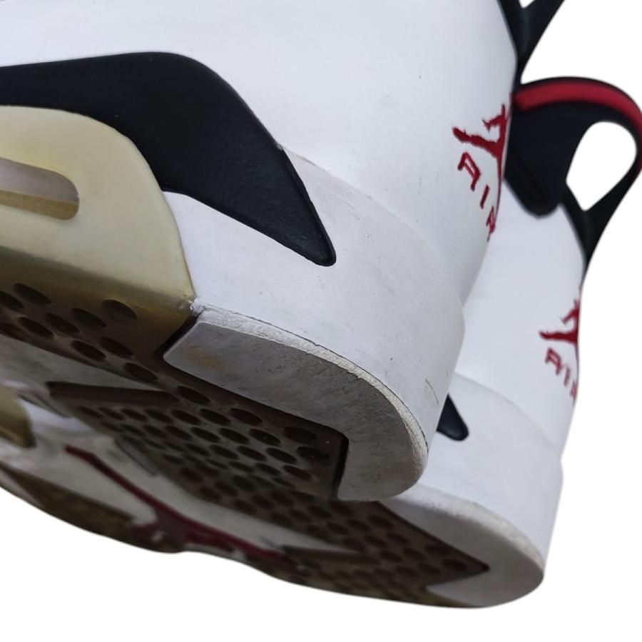 ナイキ NIKE AIR JORDAN 6 RETRO CARMINE エアジョーダン6 384664-160 ホワイト サイズ：27.5cm_6