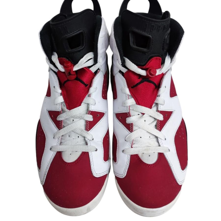 ナイキ NIKE AIR JORDAN 6 RETRO CARMINE エアジョーダン6 384664-160 ホワイト サイズ：27.5cm_7