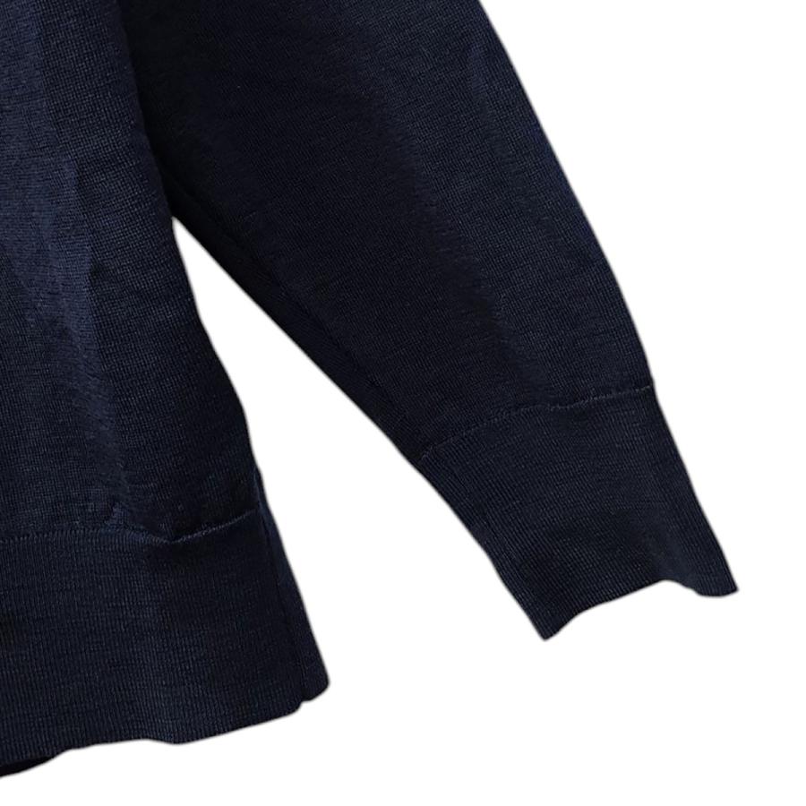 JOHN SMEDLEY ジョンスメドレー ウールカーディガン ネイビー