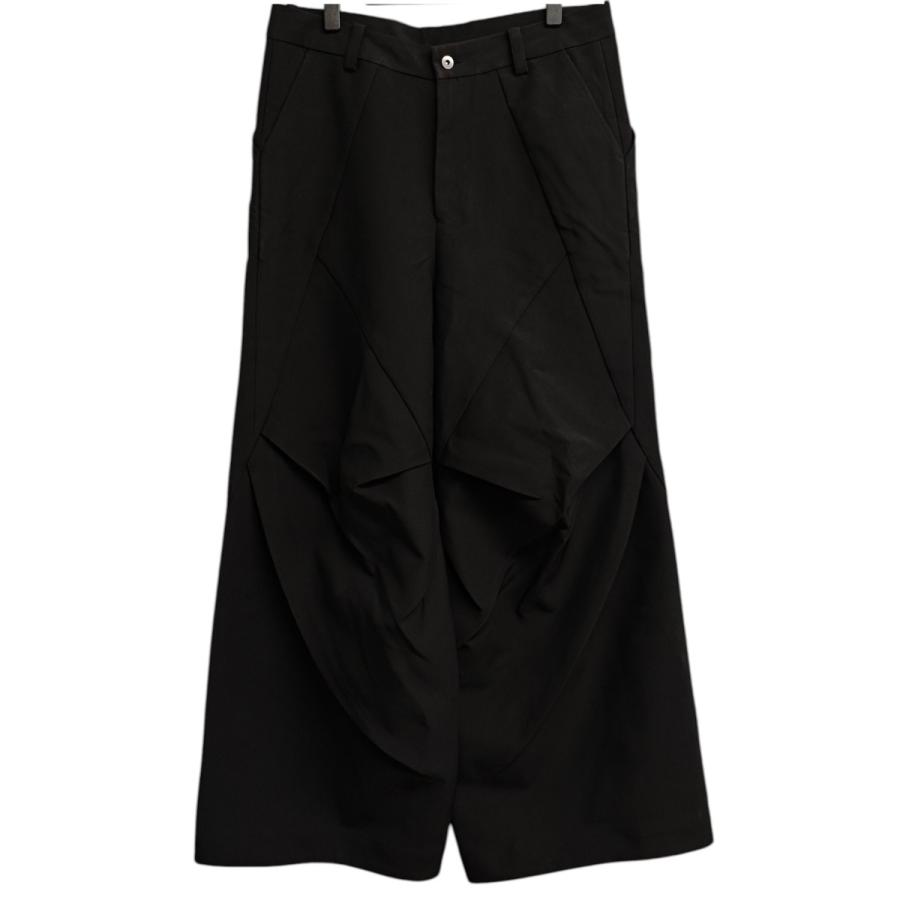 コモンディヴァイザー COMMON DIVISOR 変形ワイドパンツ ブラック